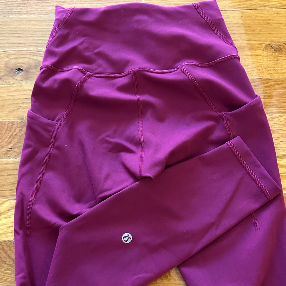 Lululemon Wunder Train HR Tight 25in with Pockets